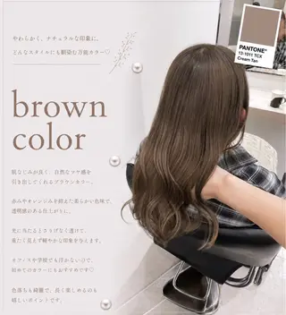 ロング 新宿/ダブルカラー/ 透明感カラー/彩乃のヘアスタイル