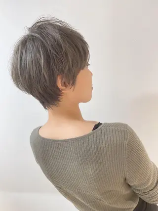 ショート カラー 大人女性ショート専門 tomodaのヘアスタイル