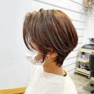 ショート 👑銀座ショート/ 絶壁補正/金子涼👑のヘアスタイル