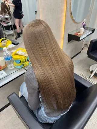 ロング カラー ケアブリーチ🌺韓国 レイヤー🪽‪とわのヘアスタイル
