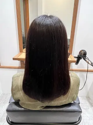 セミロング 無料カットモデル‪✨ ✂️Nanami🌷のヘアスタイル