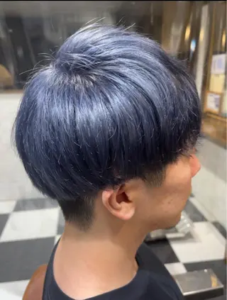 カラー メンズ 初ブリーチOK✨ ハイトーン稲吉菜々美のヘアスタイル
