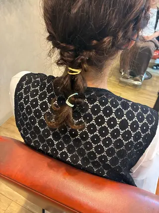 カラー ヘアアレンジ 清水 美香のヘアスタイル