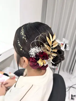 ロング ヘアアレンジ ヘアセット専門店 Rのヘアスタイル