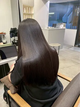 ロング パーマ ハイトーンカラー が絶対可愛い✨泰聖✨のヘアスタイル