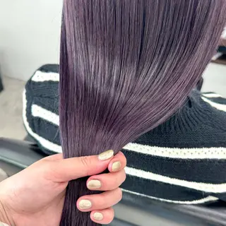 ミディアム カラー ヘアアレンジ レイヤー×ベージュ ×暖色🩷AINAのヘアスタイル