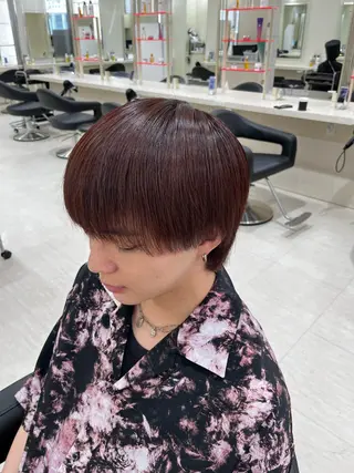 セミロング カラー 💟RINNA 艶カラー💟のヘアスタイル