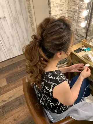 ヘアアレンジ hair make Lucciのヘアスタイル