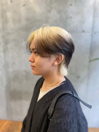 カラー メンズ 🌈艶ハイトーン特化 🌈NOZOMUのヘアスタイル