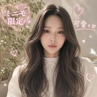 ロング 髪質改善/ストレート /艶髪/熊谷はつなのヘアスタイル