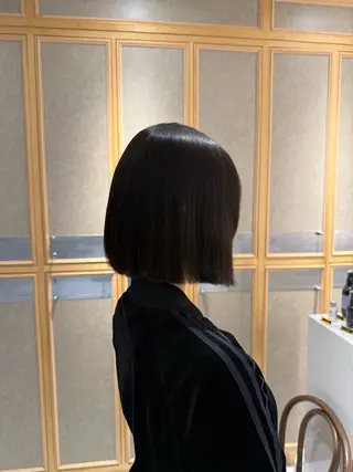 ミディアム カラー 艶髪/ボブモデル 募集🫧Terukaのヘアスタイル