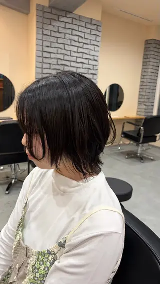 ミディアム カラー 🎀透明感カラー /ケアブリーチ🎀のヘアスタイル