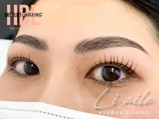 マツエク・マツパ アイブロウ Li aile 【リエル】上本町店のマツエク・マツパデザイン