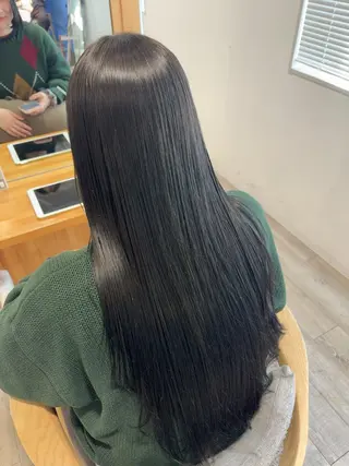 ロング 佐藤 亜加梨のヘアスタイル