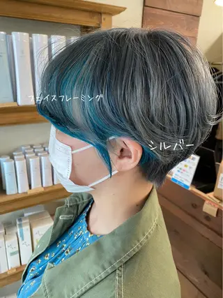 ショート クドウ タイキのヘアスタイル