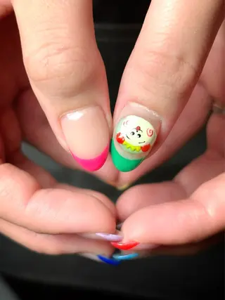 ネイル Qmu nail まりなのネイルデザイン