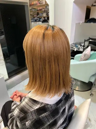 ミディアム 多田 樹蘭のヘアスタイル