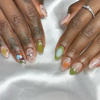 ネイル Nail ヌシん家 AKANEのネイルデザイン