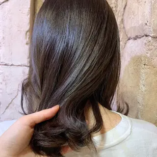 ミディアム カラー 詩織/パーマ /代官山のヘアスタイル