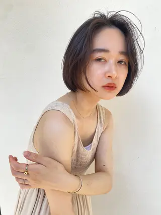 ショート カラー レイヤーカット🎀 NANAHAのヘアスタイル