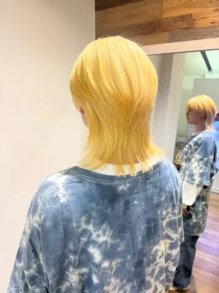 ミディアム 吉留 文月のヘアスタイル
