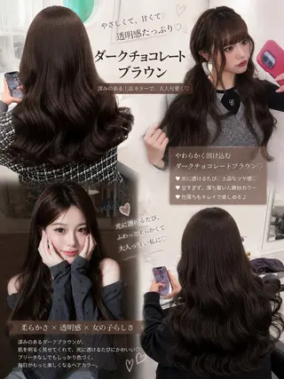ロング カラー 🤍MAYUKA🤍 レイヤー/韓国ヘアのヘアスタイル