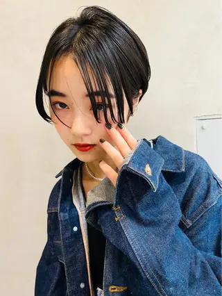 ショート カラー 高島 凜のヘアスタイル