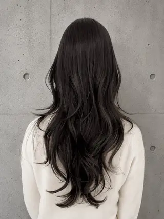 セミロング カラー ヘアアレンジ 🌫️大人韓国ヘア 🌫️naoyaのヘアスタイル