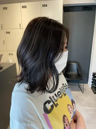 ミディアム カラー ブリーチ👩🦳/ ✂︎MANAMIのヘアスタイル