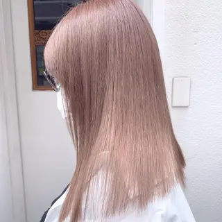 ミディアム カラー フルガキ ハルカ天神美容室のヘアスタイル