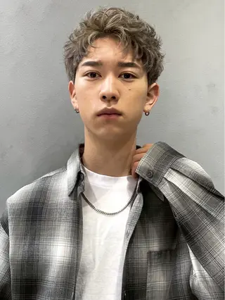ショート mens.salon hackのヘアスタイル
