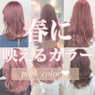 ロング カラー ヘアアレンジ ayaka 🍨のマツエク・マツパデザイン