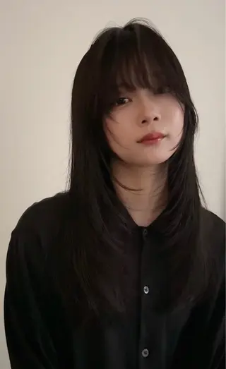 セミロング 千葉 太助のヘアスタイル