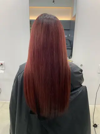 ロング カラー 昼田 陸のヘアスタイル