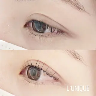 マツエク・マツパ L'UNIQUE AOKIのマツエク・マツパデザイン