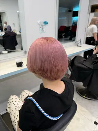 ショート カラー 🤎モテ髪&透明感 ミルクティー🥣🤎のヘアスタイル
