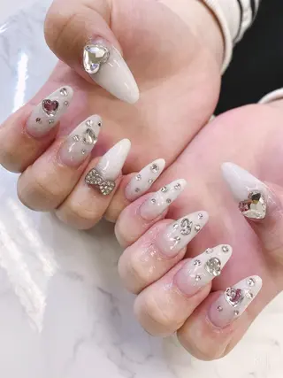 ロング JNA認定講師🌸 RIEのネイルデザイン