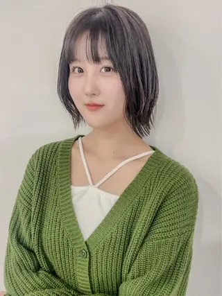 ショート カラー 髪質改善縮毛矯正 ◽️河野泰貴のヘアスタイル
