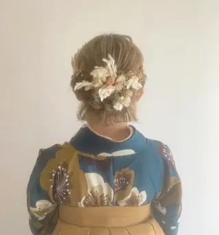 ヘアアレンジ 麻優 ヘアセットのヘアスタイル