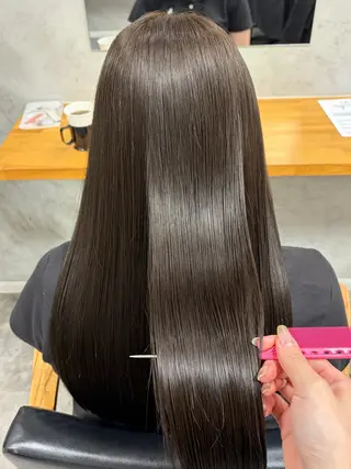 ロング カラー ヘアアレンジ misa🫧ナチュラ ル縮毛矯正/髪質改善のヘアスタイル