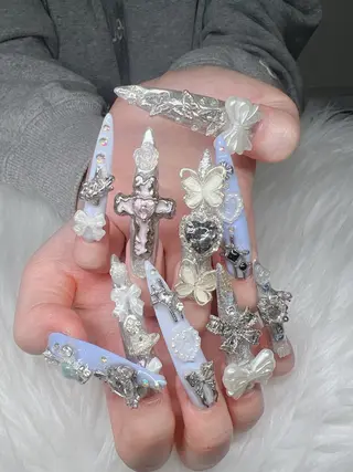 ネイル Lee Nails チップ長さだし専門店のネイルデザイン