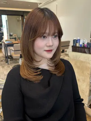 ロング 似合わせカット⌇ヘア セット⌇A i‎🤍のヘアスタイル