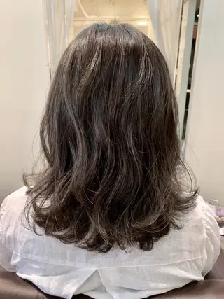 ミディアム カラー 【azure横浜】 🧸misaki🌸のヘアスタイル