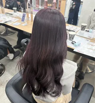 ロング miku/ラベンダー 透明感カラー🪻❤︎のヘアスタイル