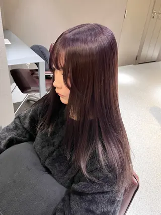 ロング 盛れる透けカラー🎀 似合わせ/uiのヘアスタイル