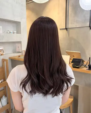 ロング カラー ヘアアレンジ 鈴木由衣 /ショート/艶カラーのヘアスタイル