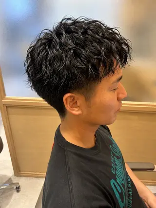 ショート パーマ 久木原 ゆりのヘアスタイル