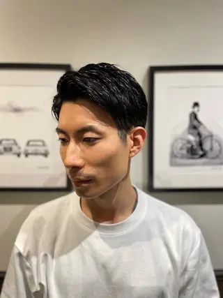 ショート メンズ 飯野 公紀のヘアスタイル