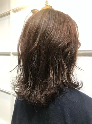 ミディアム 半個室サロン／韓国 ヘア‎Amiのヘアスタイル