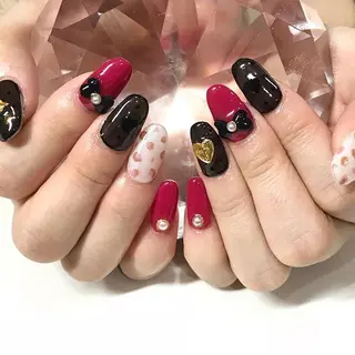 ネイル 渋谷／チップ長さ出し 👑アプレgel-xのネイルデザイン
